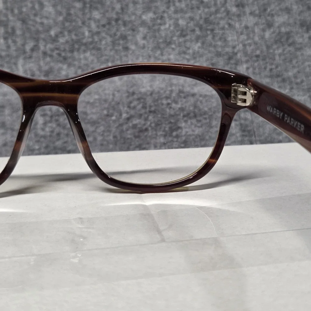 Warby Parker Sloan 230 Eyeglasses Tortoise Shell Frames 50-17-140 Brown Amber